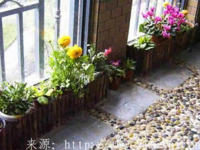 雨花石装饰阳台