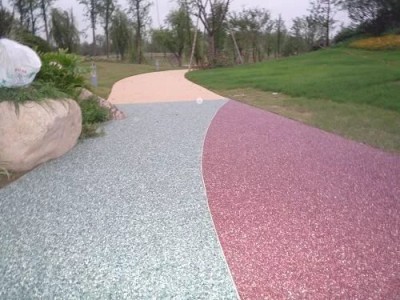 彩色透水胶粘石