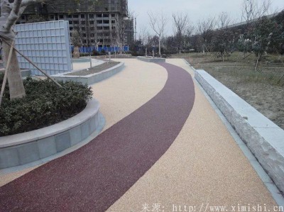 透水石地坪施工案例